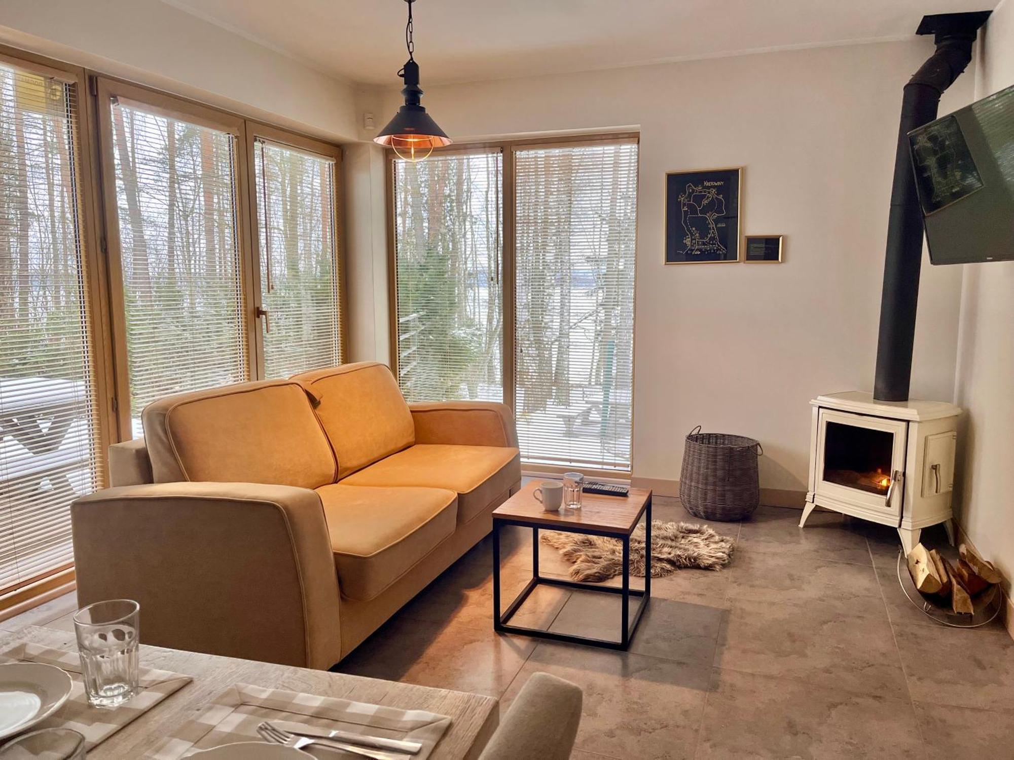 Mazursko - Komfortowe Apartamenty Nad Jeziorem, Sauna, Kominki Na Parterze Kretowiny Exterior photo